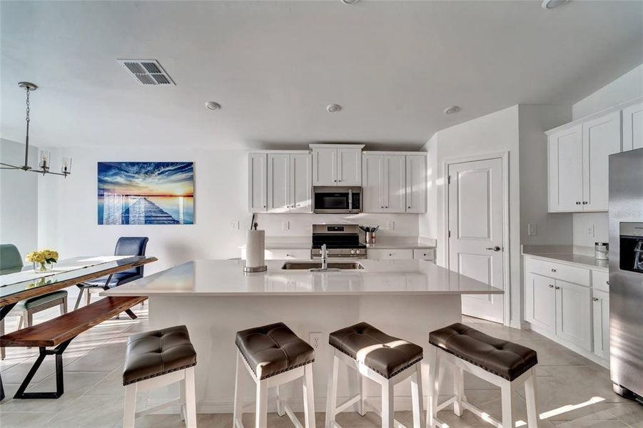 Furnished interior view inside a new home in , Port Charlotte (Image 18). Furnished interior view inside a new home in , Port Charlotte (Image 18).