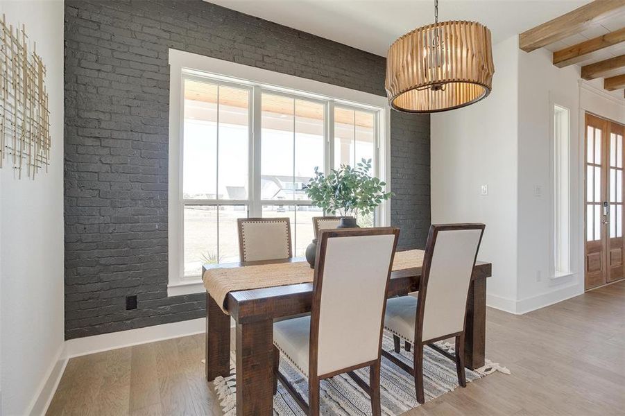 Furnished interior view inside a new home in Aledo Heights, Aledo (Image 29). Furnished interior view inside a new home in Aledo Heights, Aledo (Image 29).