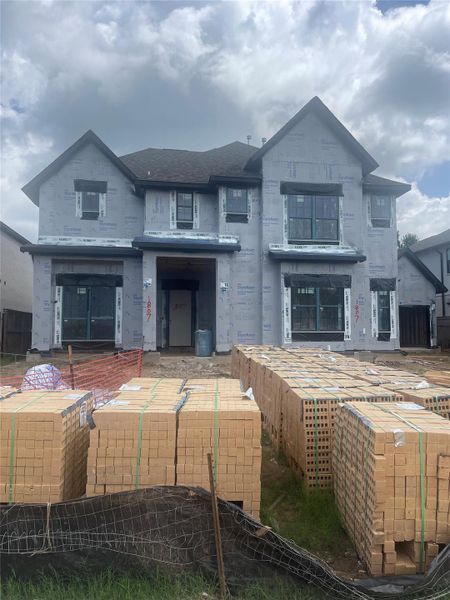 In-progress construction of a new home in Sienna 70′ Lots, Missouri City, TX (Image 15).