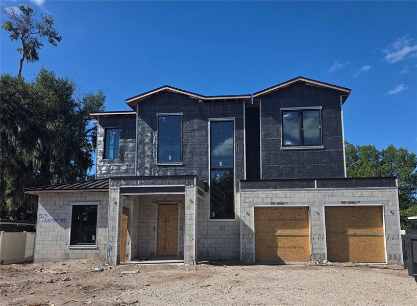 In-progress construction of a new home in , Winter Park, FL (Image 53).