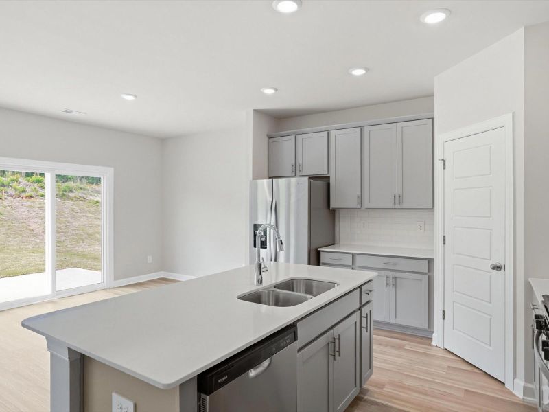 Furnished interior view inside a new home in Collier Ridge, Moore (Image 5).