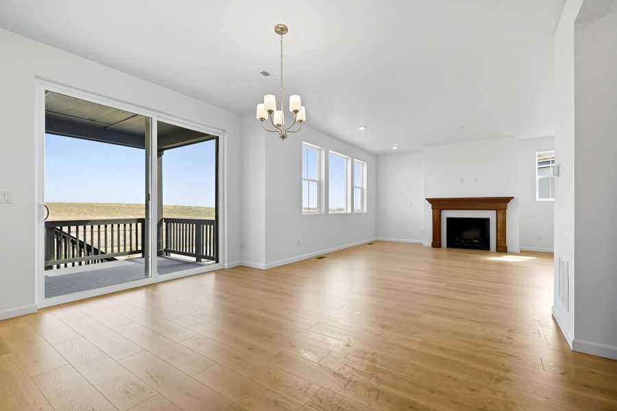 Spacious, unfurnished interior of a new home in Macanta, Castle Rock (Image 22).