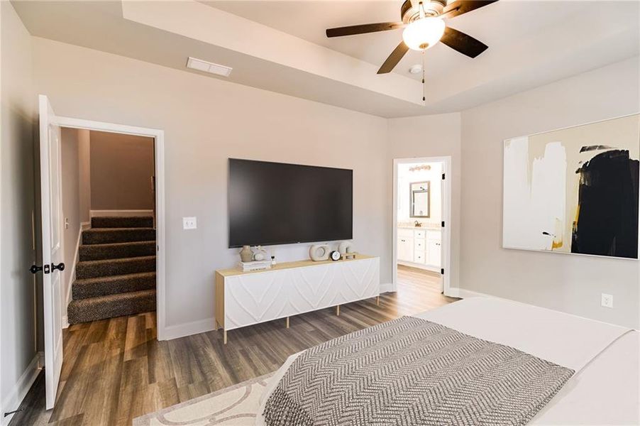 Furnished interior view inside a new home in , Buchanan (Image 8).