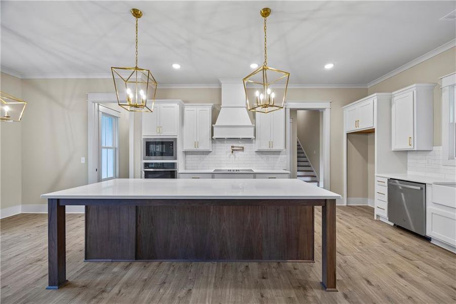 Furnished interior view inside a new home in , Monroe (Image 8).