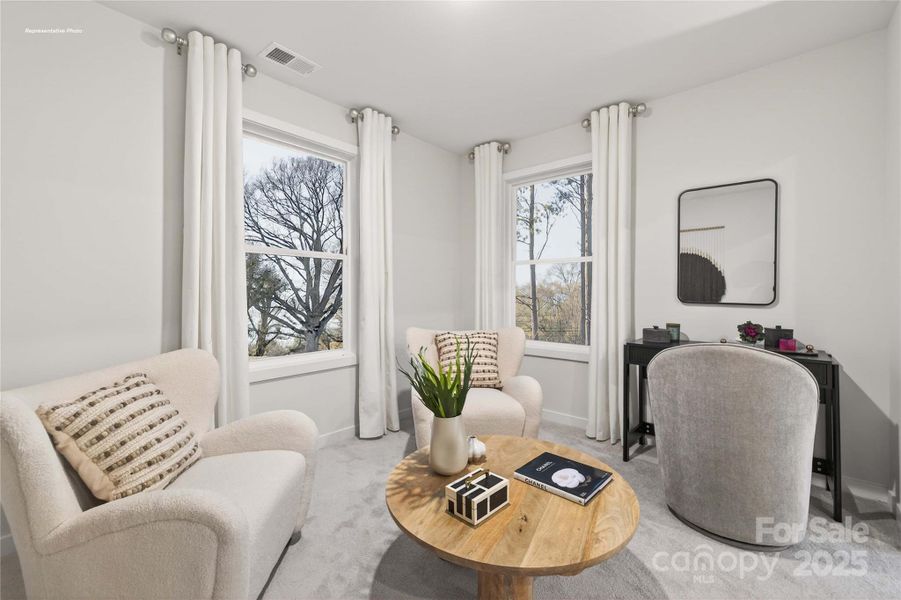 Furnished interior view inside a new home in Sanctuary at Southgate, Indian Trail (Image 34).