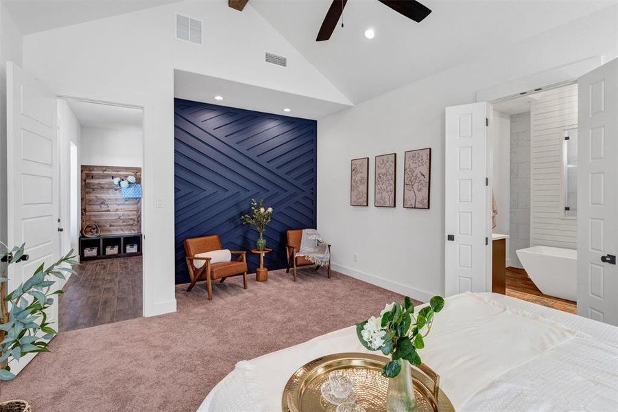 Furnished interior view inside a new home in , Tolar (Image 27).