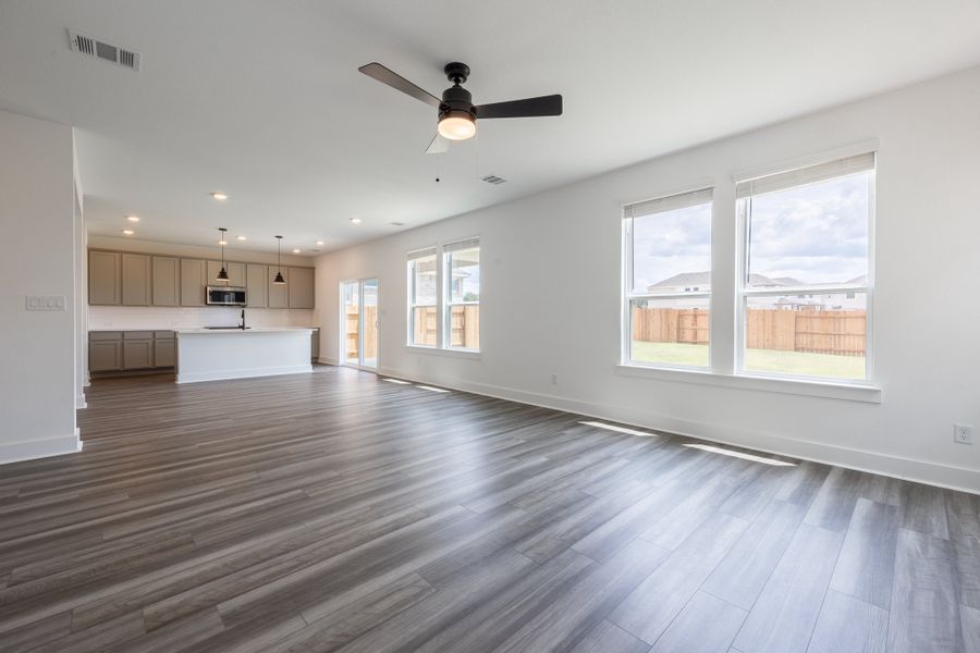 Spacious, unfurnished interior of a new home in Sage Collection – Freedom at Anthem, Kyle (Image 13).