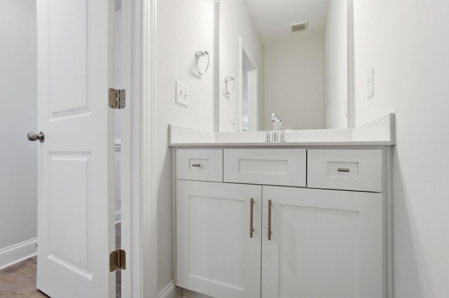 Furnished interior view inside a new home in Harrisburg Village Townhomes, Harrisburg (Image 15).
