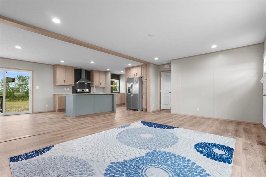 Furnished interior view inside a new home in , Howe (Image 4).