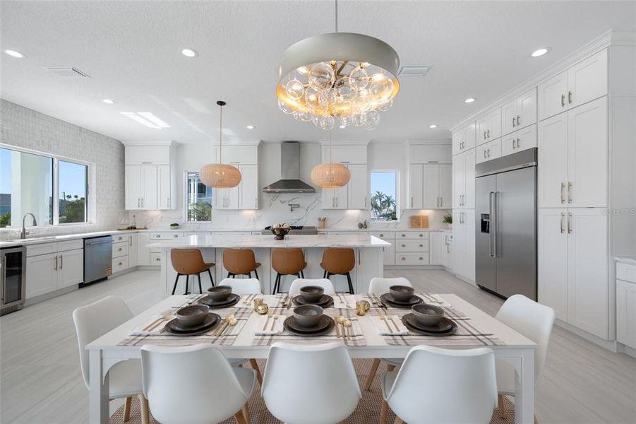 Furnished interior view inside a new home in , Treasure Island (Image 36).