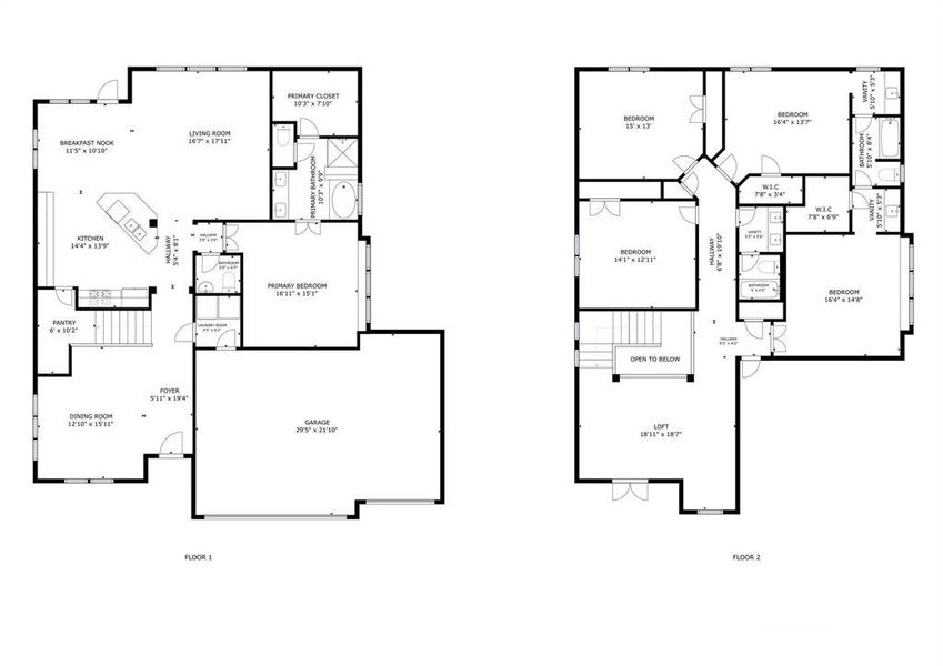 View of home floor plan