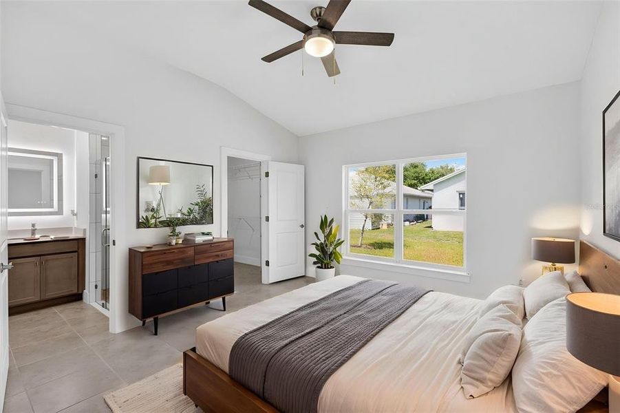 Furnished interior view inside a new home in , Port Charlotte (Image 12). Furnished interior view inside a new home in , Port Charlotte (Image 12).