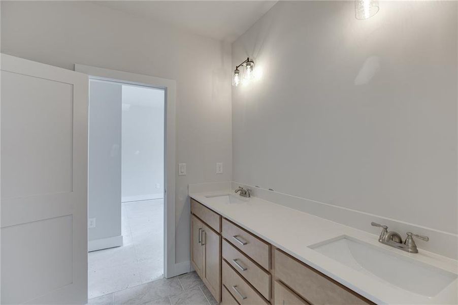 Furnished interior view inside a new home in , Buford (Image 11).