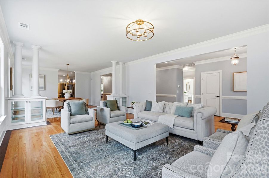 Furnished interior view inside a new home in , Rock Hill (Image 30).
