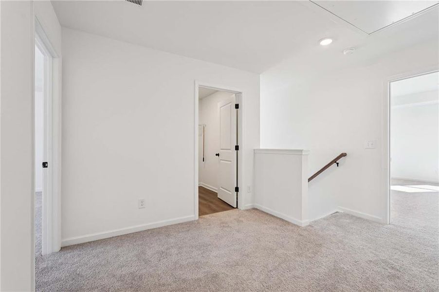 Spacious, unfurnished interior of a new home in Arbors at Richland Creek, Buford (Image 37). Spacious, unfurnished interior of a new home in Arbors at Richland Creek, Buford (Image 37).