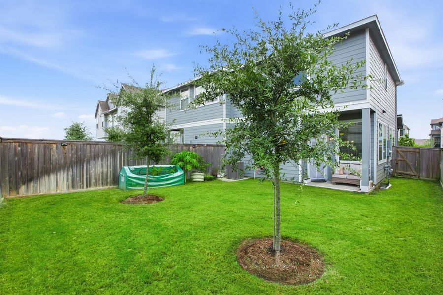 Exterior details and patio area of a home in , Cypress (Image 30).