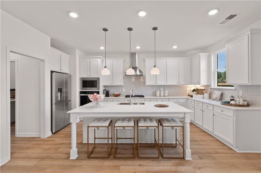 Furnished interior view inside a new home in Abbotts Crossing, Conyers (Image 10).