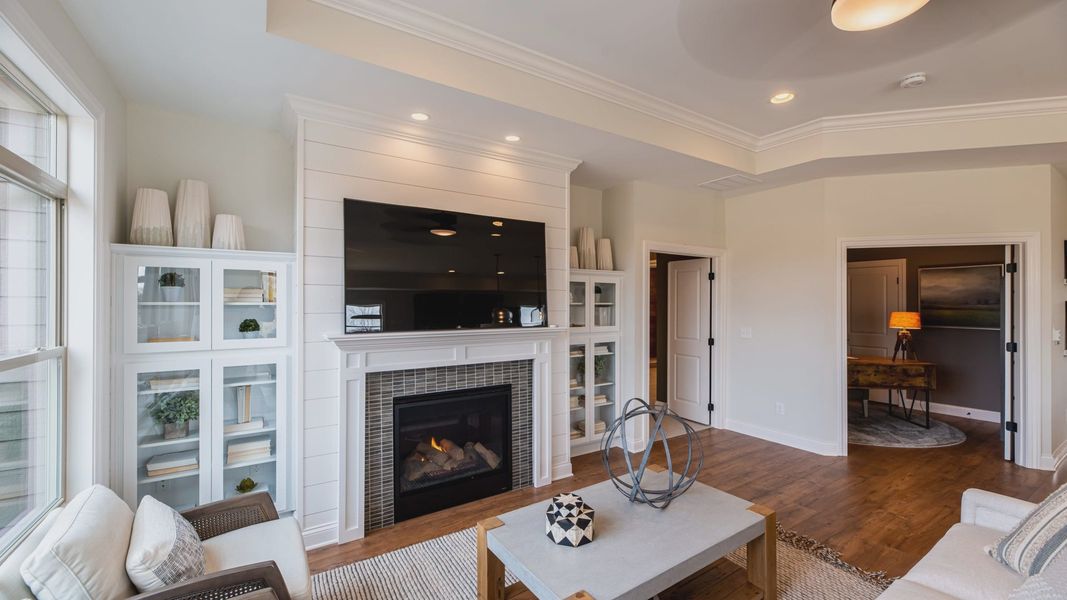 Representative furnished interior of a home built from the Torino by Epcon Communities in The Villas at Pinewood, Asheboro (Image 9).