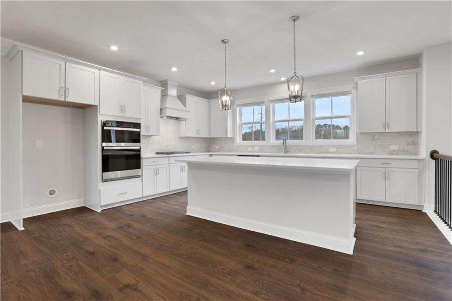 Furnished interior view inside a new home in Towne Village at Suwanee Dam, Sugar Hill (Image 12). Furnished interior view inside a new home in Towne Village at Suwanee Dam, Sugar Hill (Image 12).