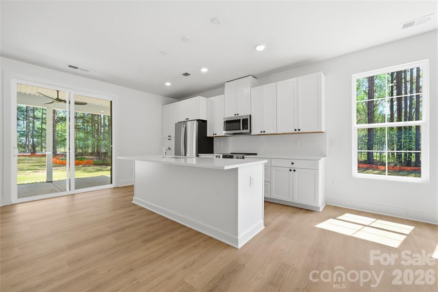 Furnished interior view inside a new home in , York (Image 6).