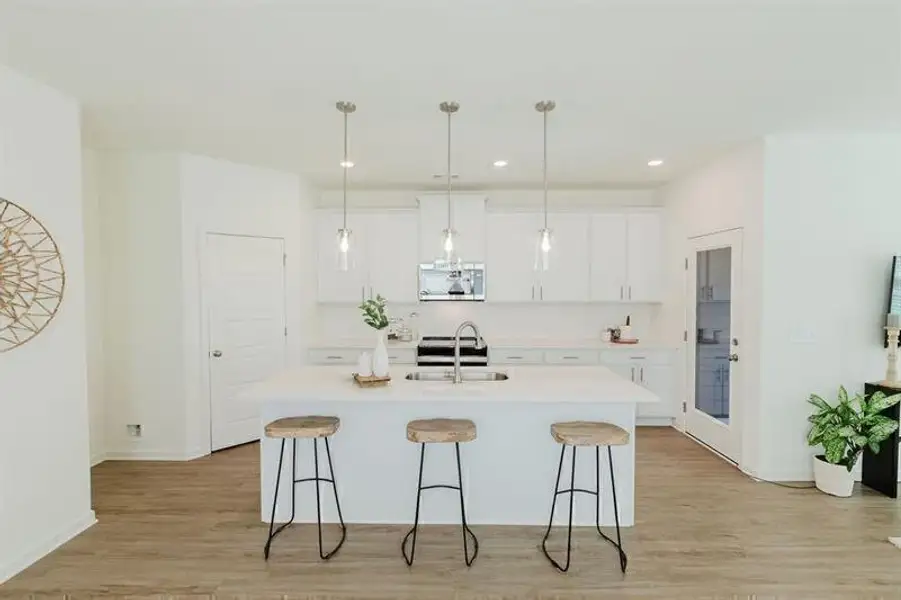 Furnished interior view inside a new home in , Dawsonville (Image 9).