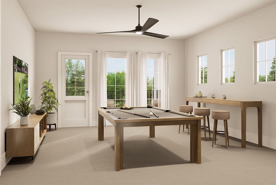 Representative furnished interior of a home built from the Catalina by Landon Homes in Fields - Brookside North, Frisco (Image 13). Representative furnished interior of a home built from the Catalina by Landon Homes in Fields - Brookside North, Frisco (Image 13).