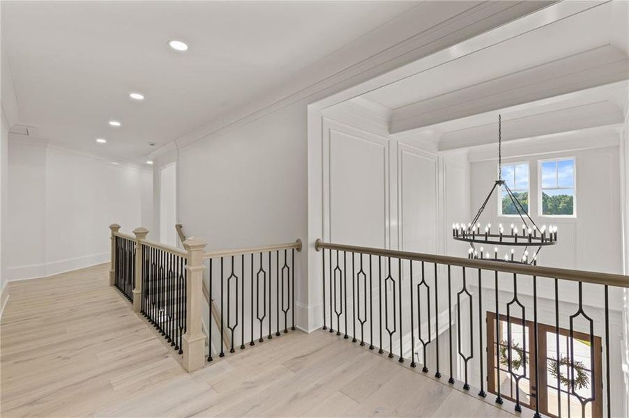 Furnished interior view inside a new home in , Dacula (Image 59).