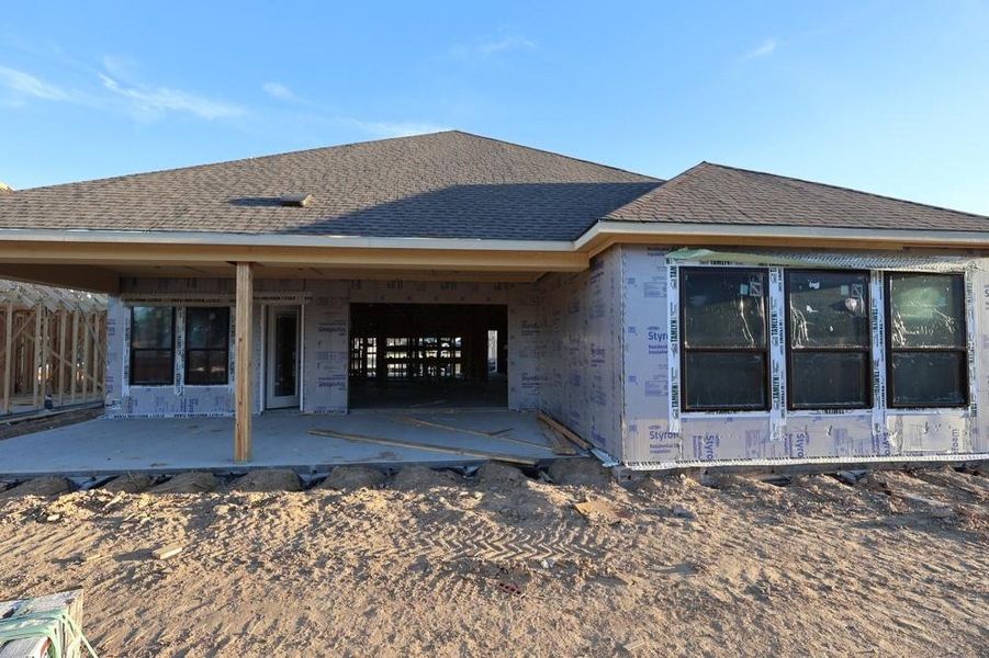 In-progress construction of a new home in The Meadows at Imperial Oaks, Conroe, TX (Image 3). In-progress construction of a new home in The Meadows at Imperial Oaks, Conroe, TX (Image 3).