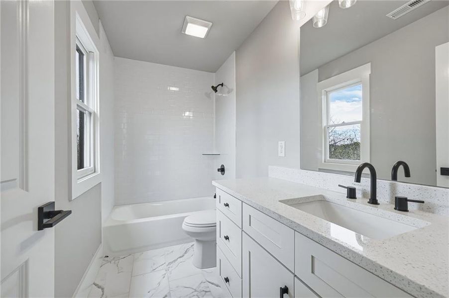 Furnished interior view inside a new home in , Canton (Image 39).