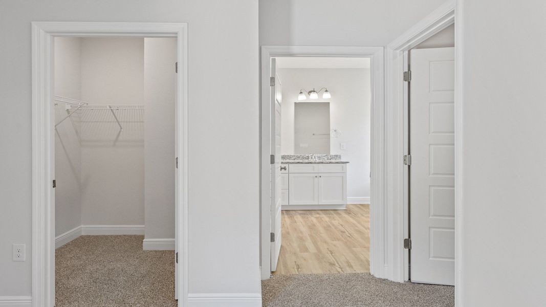 Representative unfurnished interior of a home built from the The Hawthorne by D.R. Horton in Meadows at Rehwinkel, Crawfordville (Image 21).