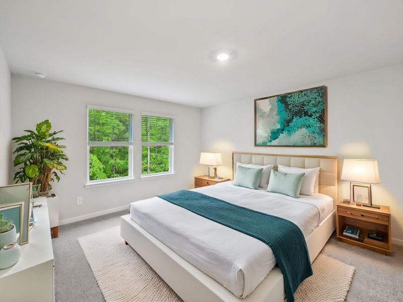 Furnished interior view inside a new home in Martin Springs - Estate Series, Lawrenceville (Image 8).