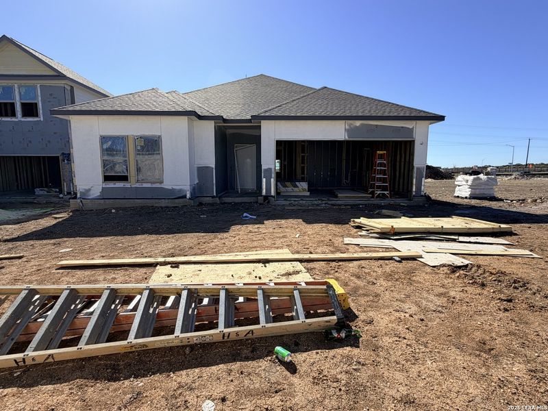 In-progress construction of a new home in Summerlin, San Antonio, TX (Image 5).