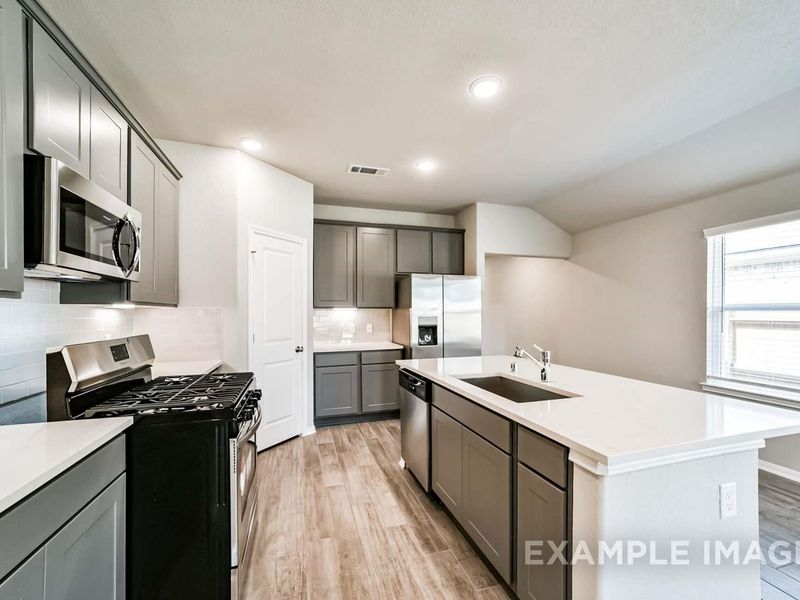 Furnished interior view inside a new home in Emberly, Beasley (Image 7).