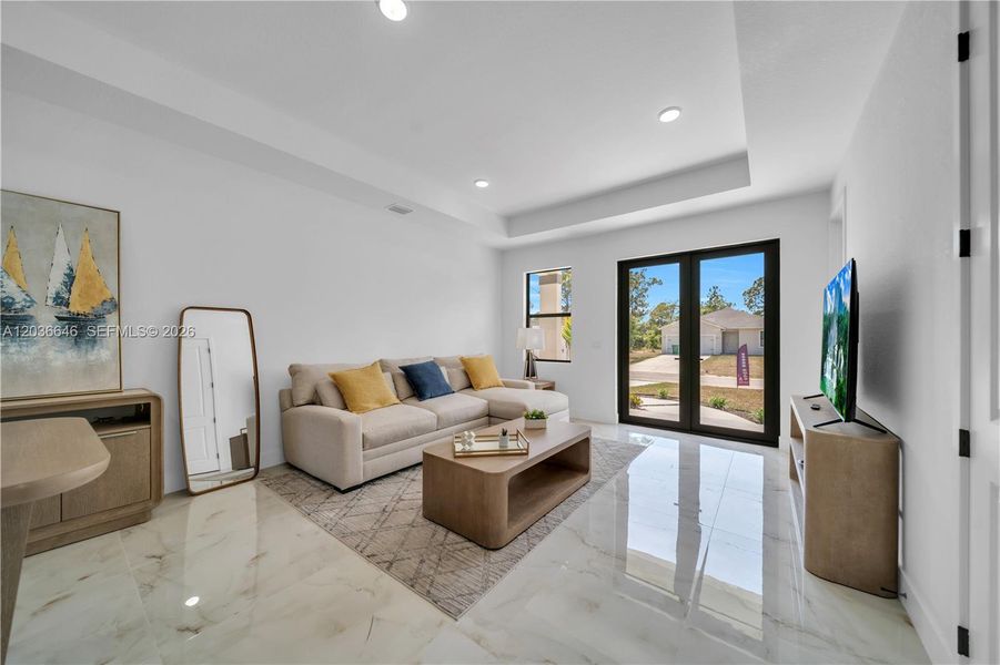 Furnished interior view inside a new home in , Labelle (Image 14). Furnished interior view inside a new home in , Labelle (Image 14).