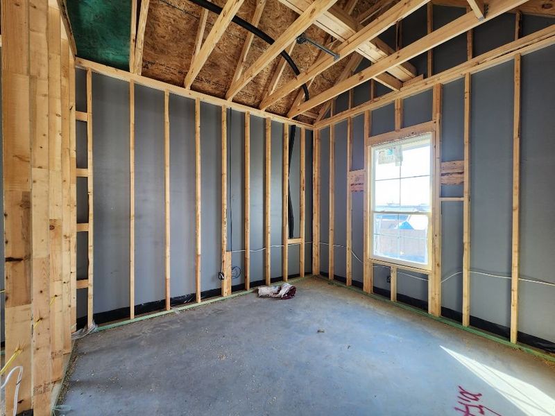 In-progress construction of a new home in Rocky Top, Krum, TX (Image 5).