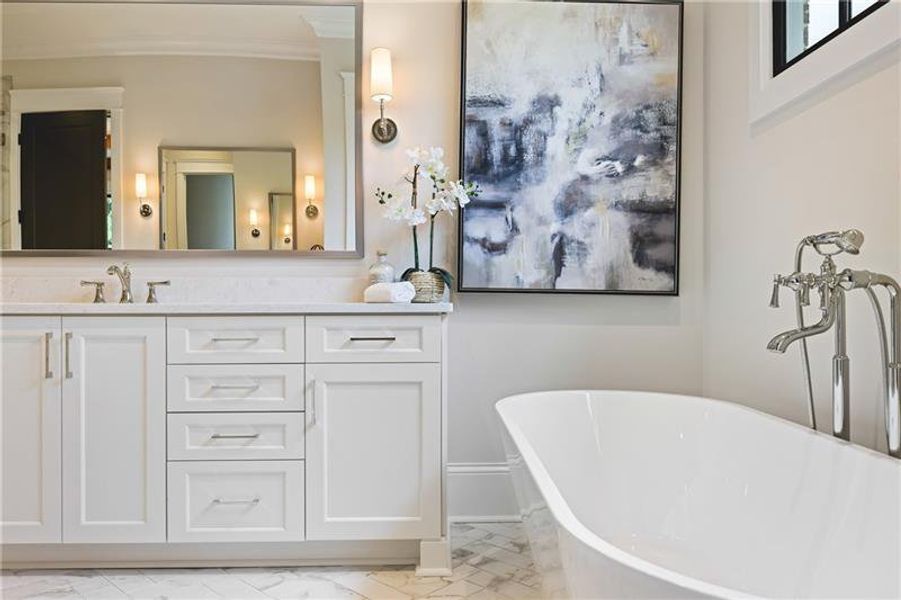 Furnished interior view inside a new home in The Reserve At Governors Towne Club, Acworth (Image 7).