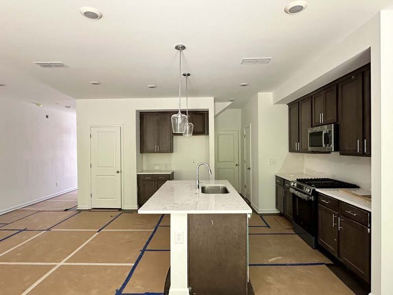 Kitchen Construction Progress.