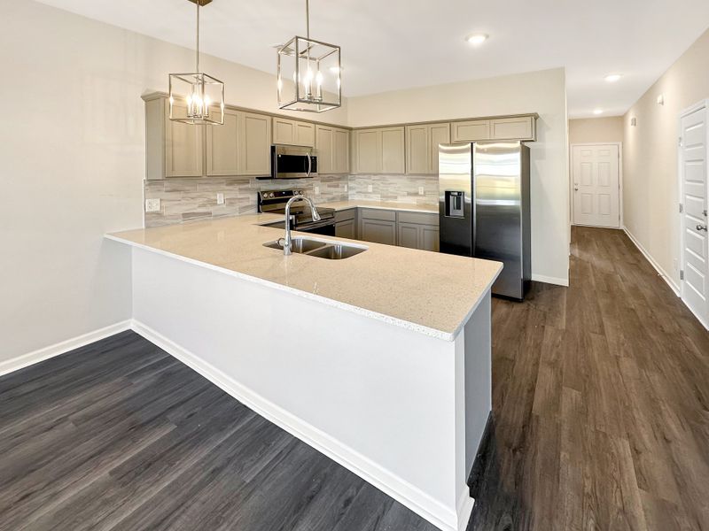 Furnished interior view inside a new home in Tranquil South, Hinesville (Image 8).