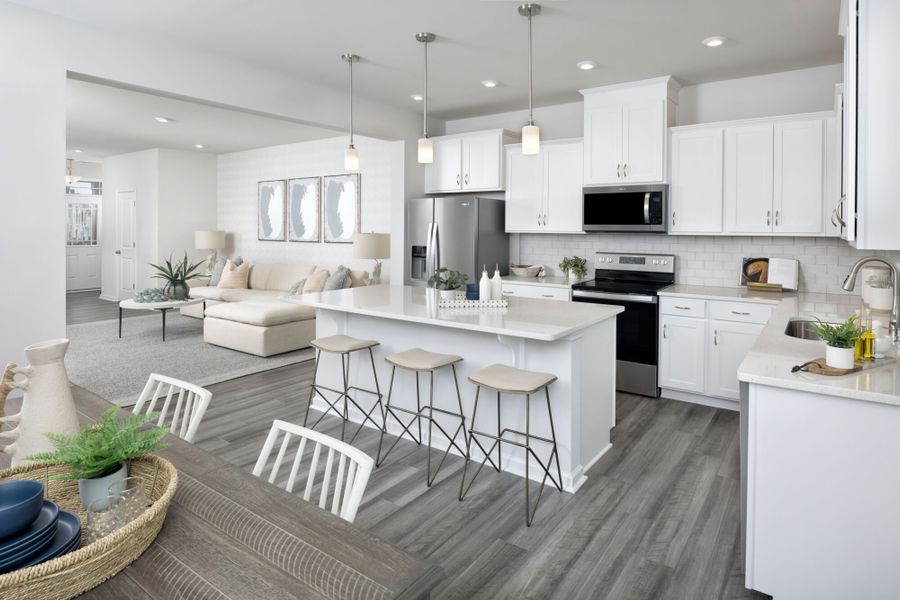 Amira Model Kitchen and Gathering Room Amira Model Kitchen and Gathering Room