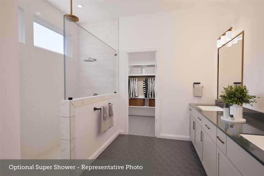 Furnished interior view inside a new home in Crighton Cove - Enclave Collection, Conroe (Image 7).