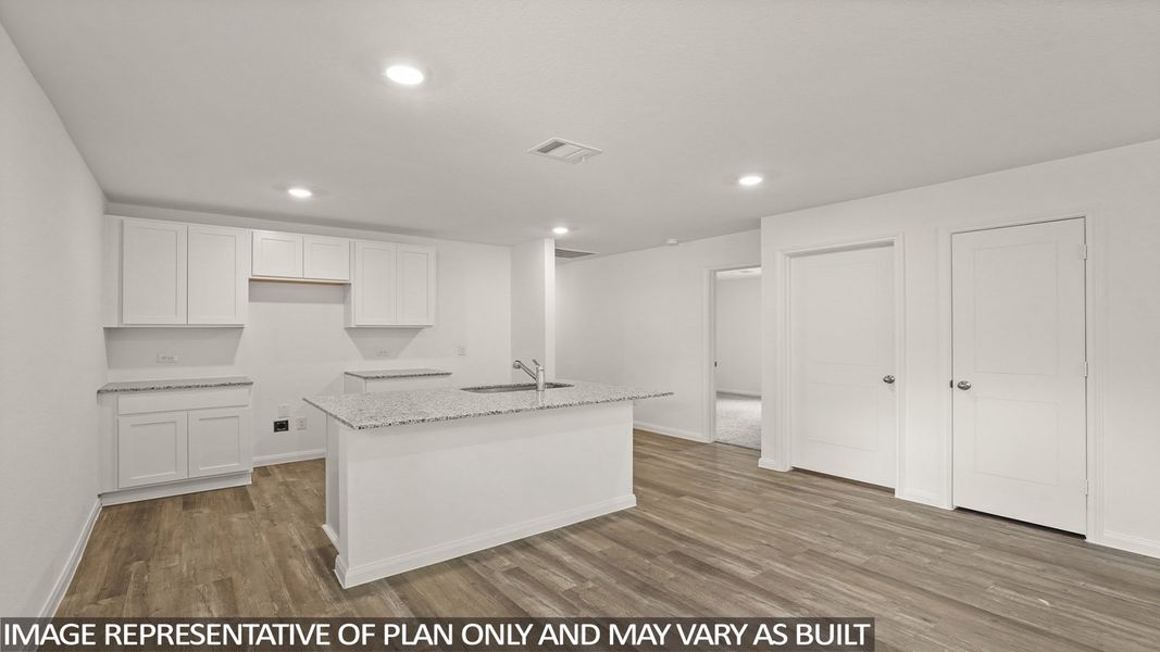 Furnished interior view inside a new home in McCrorey Trails, Conroe (Image 8).