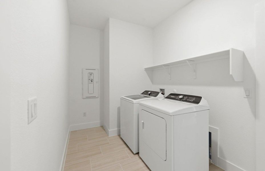 Close-up of interior finishes inside a home in Crosswinds, Kyle (Image 12).