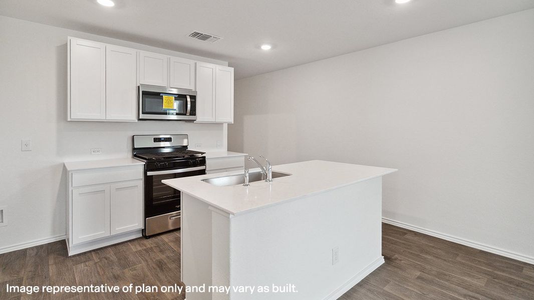 Furnished interior view inside a new home in Hickory Ridge, Elmendorf (Image 5). Furnished interior view inside a new home in Hickory Ridge, Elmendorf (Image 5).