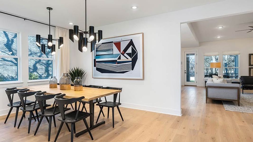 Furnished interior view inside a new home in Parkside on the River, Georgetown (Image 7). Furnished interior view inside a new home in Parkside on the River, Georgetown (Image 7).