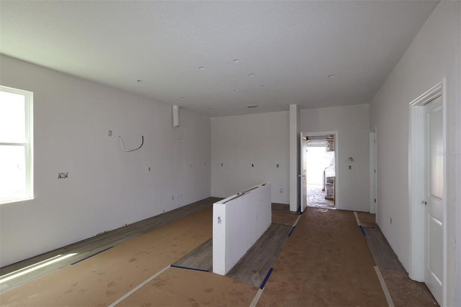 In-progress construction of a new home in Center Lake on the Park, St. Cloud, FL (Image 6).