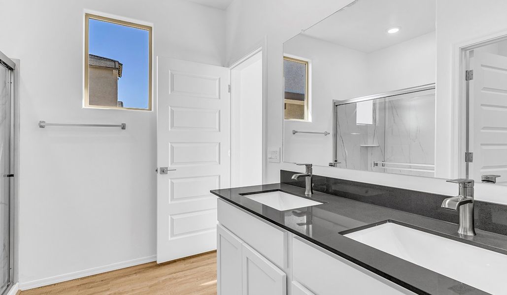 Furnished interior view inside a new home in Coronet at Gladden Farms, Marana (Image 13). Furnished interior view inside a new home in Coronet at Gladden Farms, Marana (Image 13).