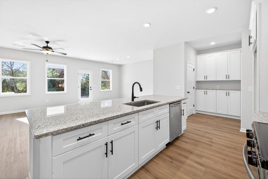 Furnished interior view inside a new home in , Commerce (Image 31).