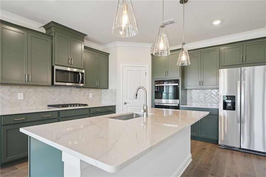 Furnished interior view inside a new home in River Pointe, Monroe (Image 13).