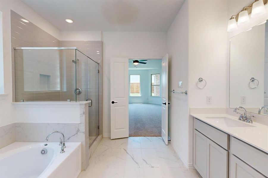 Furnished interior view inside a new home in Lilybrooke at Legacy Hills, Celina (Image 7). Furnished interior view inside a new home in Lilybrooke at Legacy Hills, Celina (Image 7).