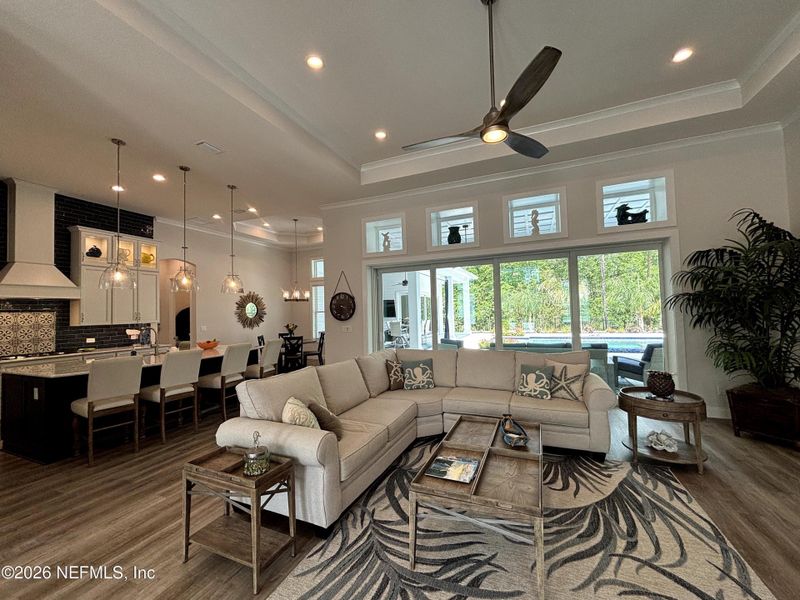 Furnished interior view inside a new home in Nocatee, Ponte Vedra (Image 5).